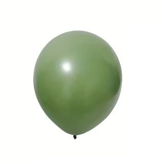 Sada latexových balónků - olivově zelená (10 ks)